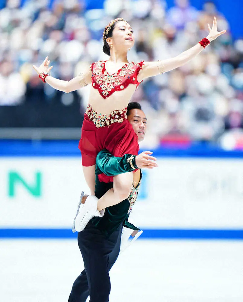 【画像・写真】村元、高橋組は6位　FD、合計とも日本歴代最高点「この1年の成長」北京切符へ前進