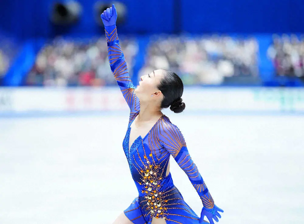 【画像・写真】坂本花織　合計223・34点でNHK杯連覇！フリー146・78点　河辺は2位、松生6位