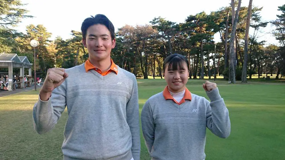 【画像・写真】埼玉男子、岩井双子姉妹の弟・光太が連覇　5ボギーを反省も　関東高校ゴルフ選手権