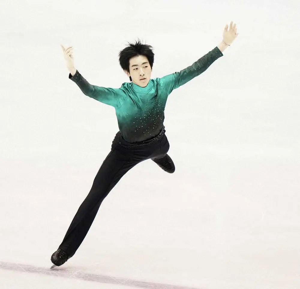 【画像・写真】壷井達也　81・05点で首位発進「出し切れたのかな」　全日本ジュニア選手権男子SP