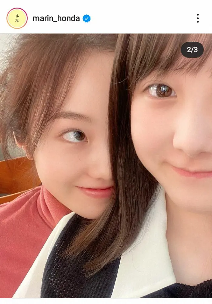 【画像・写真】本田真凜公式インスタグラム（＠marin_honda）より