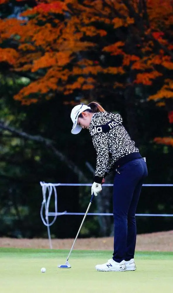 【画像・写真】賞金ランク1位・萌寧と2位・古江の差は変わらず　女王争いは最終戦へ