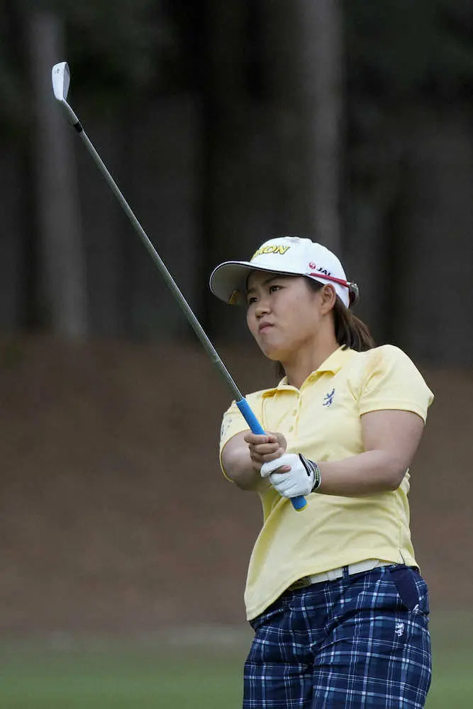 【画像・写真】奈紗、首位タイ浮上で米賞金女王チャンス　後半は異次元29「自分でもびっくり」