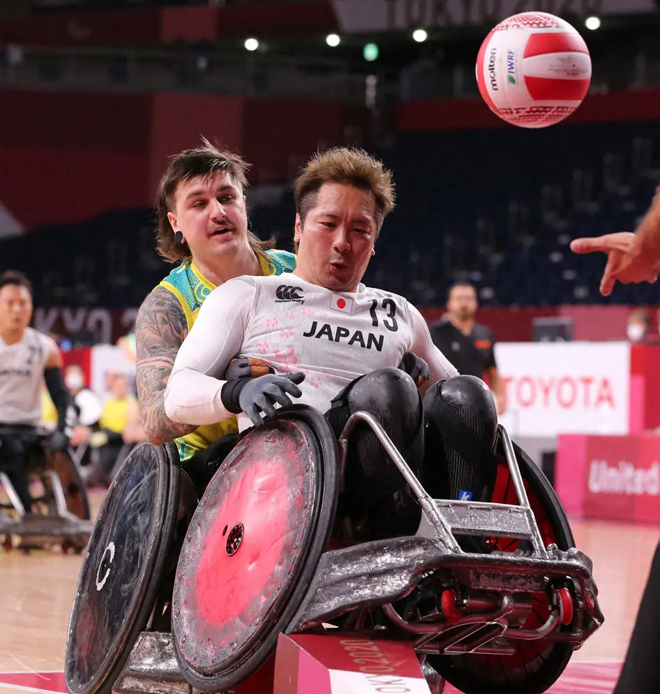 【画像・写真】車いすラグビーのジャパンパラ大会で46歳の島川が衰えぬ存在感