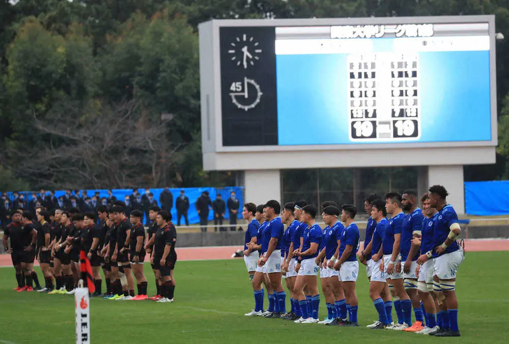 【画像・写真】日大VS東海大　全勝対決は両校譲らずドロー　関東大学ラグビー