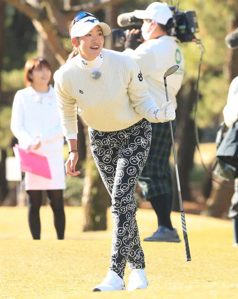 【画像・写真】原英莉花　師匠・ジャンボ尾崎に今季の報告へ　「何かお言葉をもらいたい」