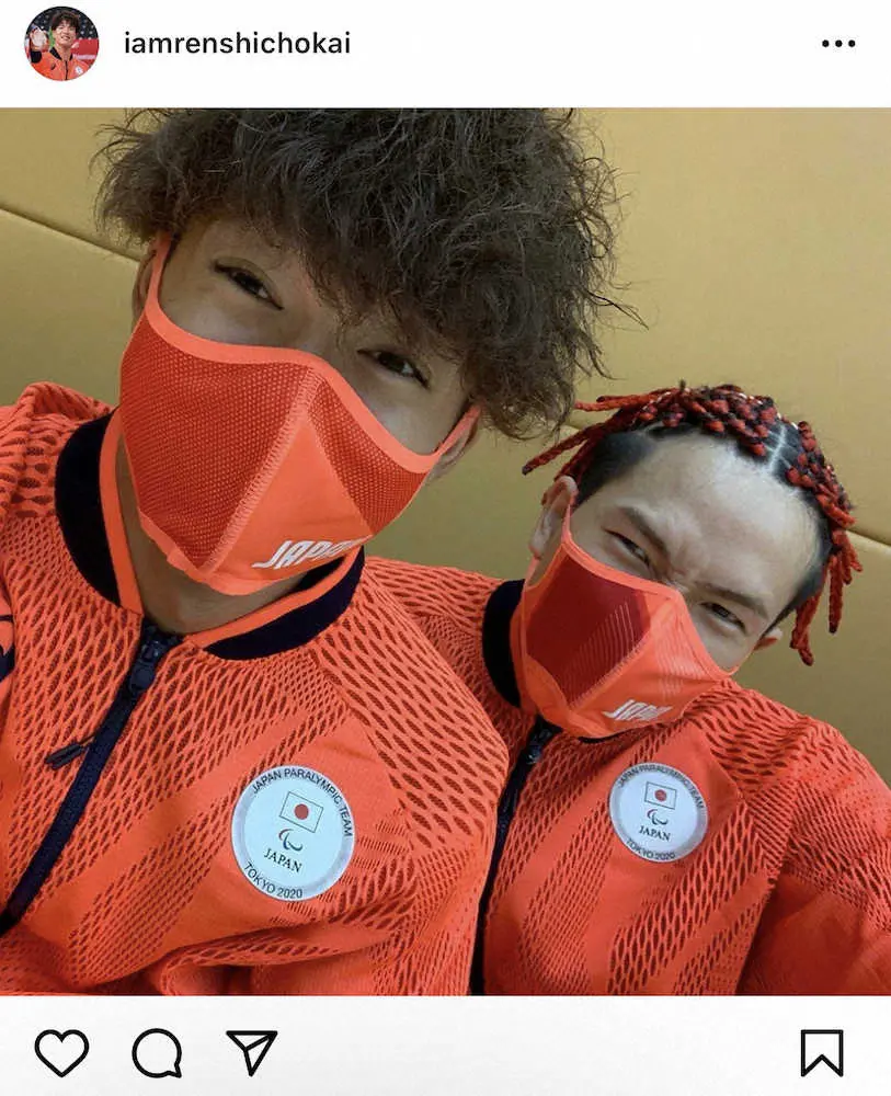 【画像・写真】パラ車いすバスケ男子代表・鳥海　“戦闘モード”ドレッドヘアで選手村に入村も…試合前にバッサリ
