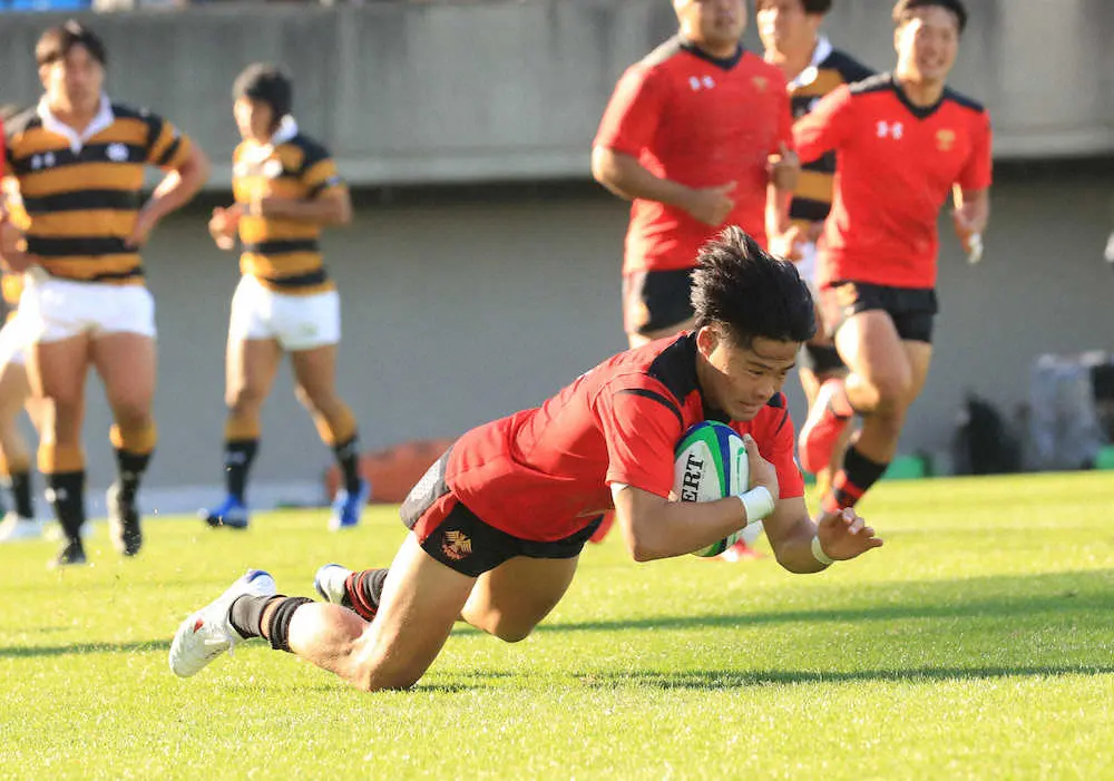 【画像・写真】帝京大が3季ぶり10度目対抗戦制覇　慶大に64―14で圧勝　ラグビー関東大学対抗戦