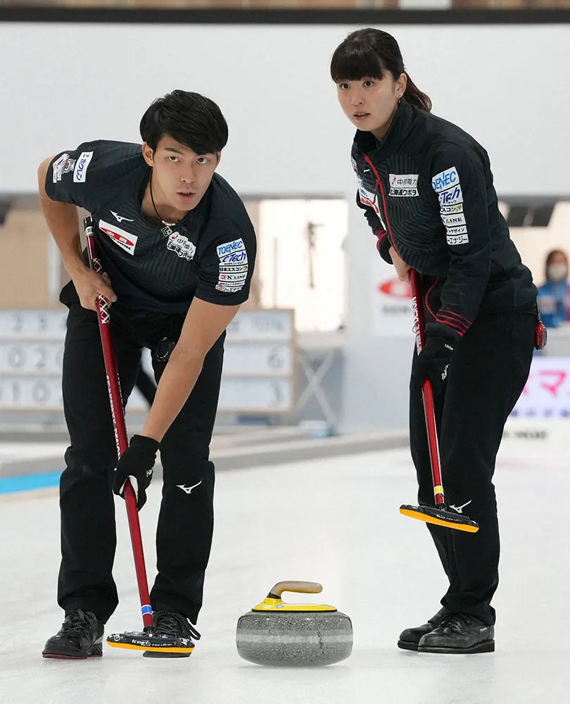 【画像・写真】谷田　11日開幕カーリング4人制五輪最終予選へ「北京出場権を獲得できるように頑張る」