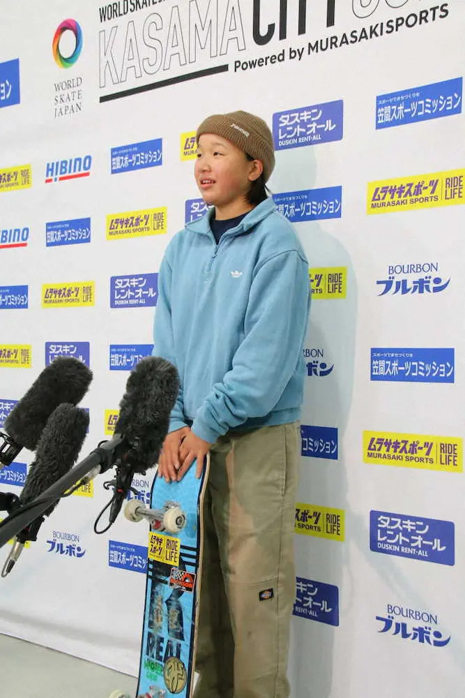 【画像・写真】スケボー　東京五輪金・西矢　初の日本一へ貫禄1位通過「楽しく、軽く」