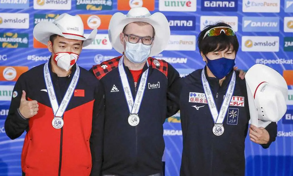 【画像・写真】村上　五輪へ復活、男子500自己新！33秒89で3位　代表残り1枠食い込む