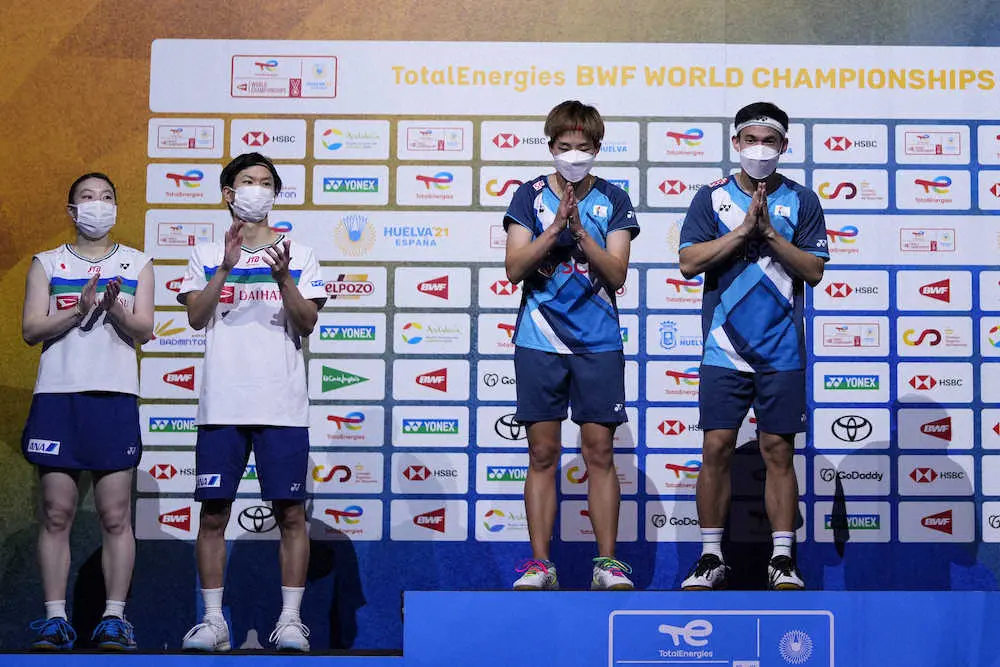 【画像・写真】バド混合ワタガシ、日本勢初の準V　決勝完敗も「残れたこと誇り」世界選手権