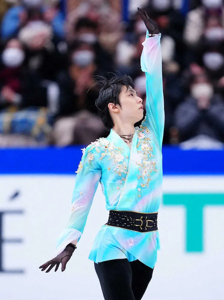 【画像・写真】羽生　4回転半は北京で決める！成功お預けも異次元Vで五輪切符「皆のためにもかなえてあげたい」