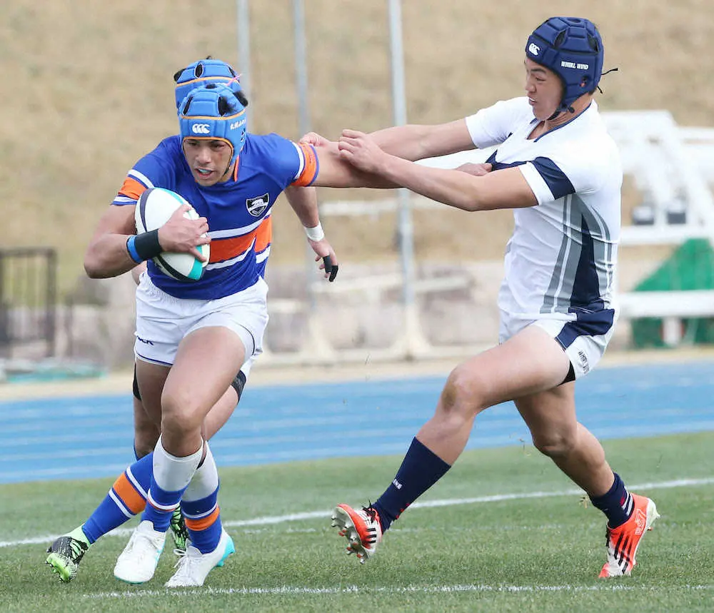 【画像・写真】【高校ラグビー】札幌山の手　シード大阪桐蔭に真っ向勝負し山本育弥が先制トライも