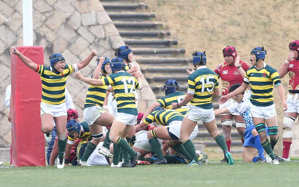 【画像・写真】大津緑洋散る…流通経大柏に力負けも最後に意地のトライ　来年こそ夢のベスト16実現だ