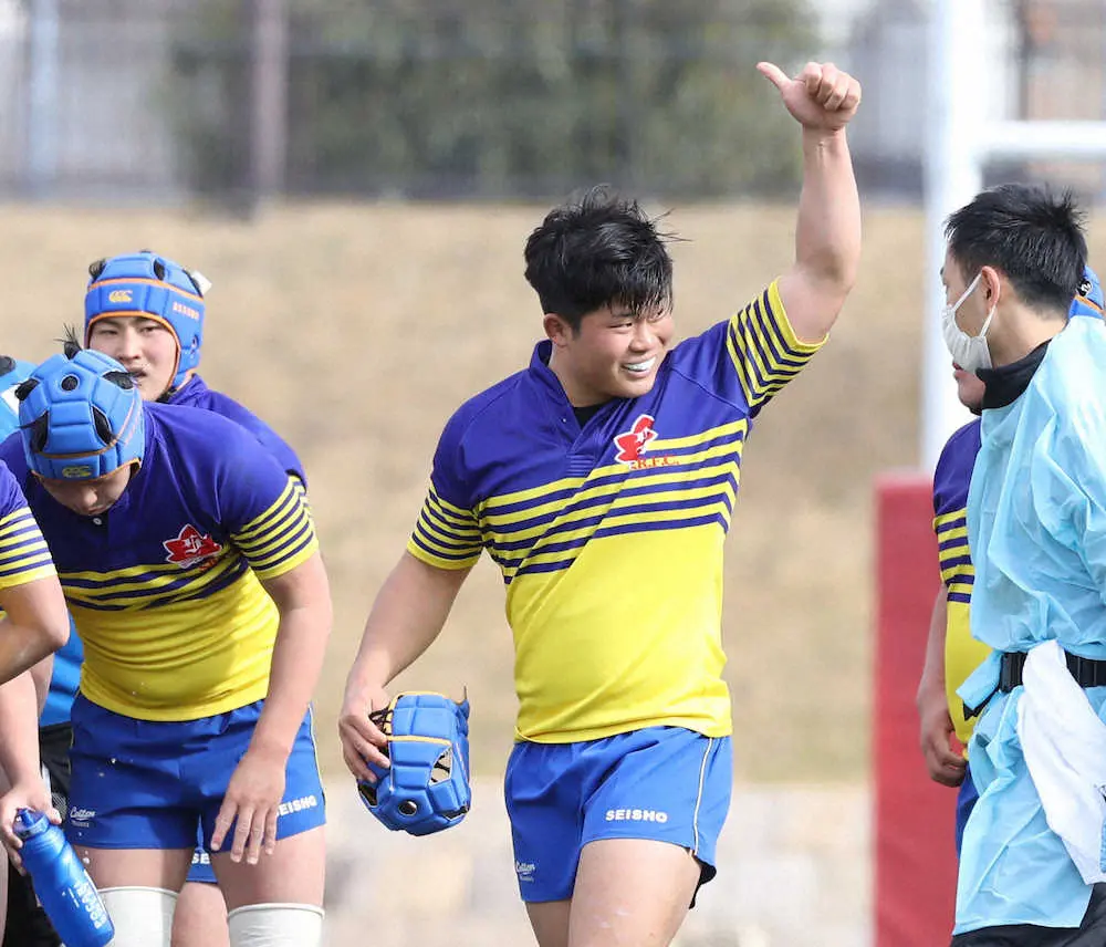 【画像・写真】京都成章　プロップ森山が逆転トライ！悲願Vへ大阪桐蔭に競り勝ちベスト8