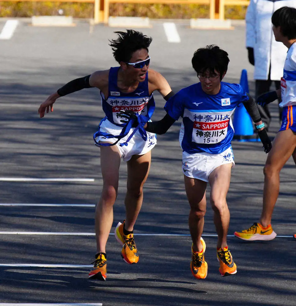 【画像・写真】【箱根駅伝】神奈川大は往路12位もシード射程　5区・山崎が区間7位好走