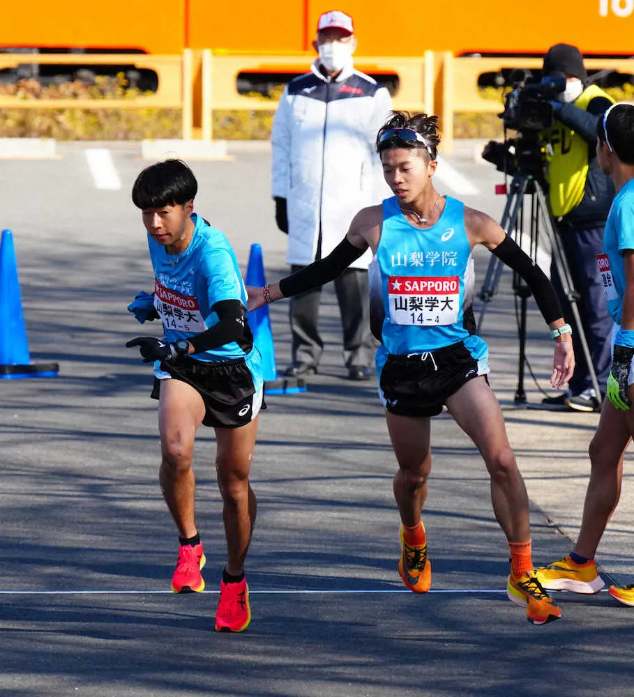 【画像・写真】【箱根駅伝】山梨学院大　オニエゴ区間4位も往路15位　復路の4年生に期待