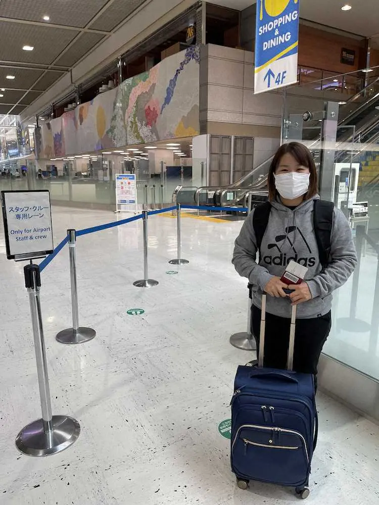 【画像・写真】奈紗「メジャー優勝」決意の渡米　20日米ツアー開幕　オフは「時間が足りなかった」けど実家で満喫