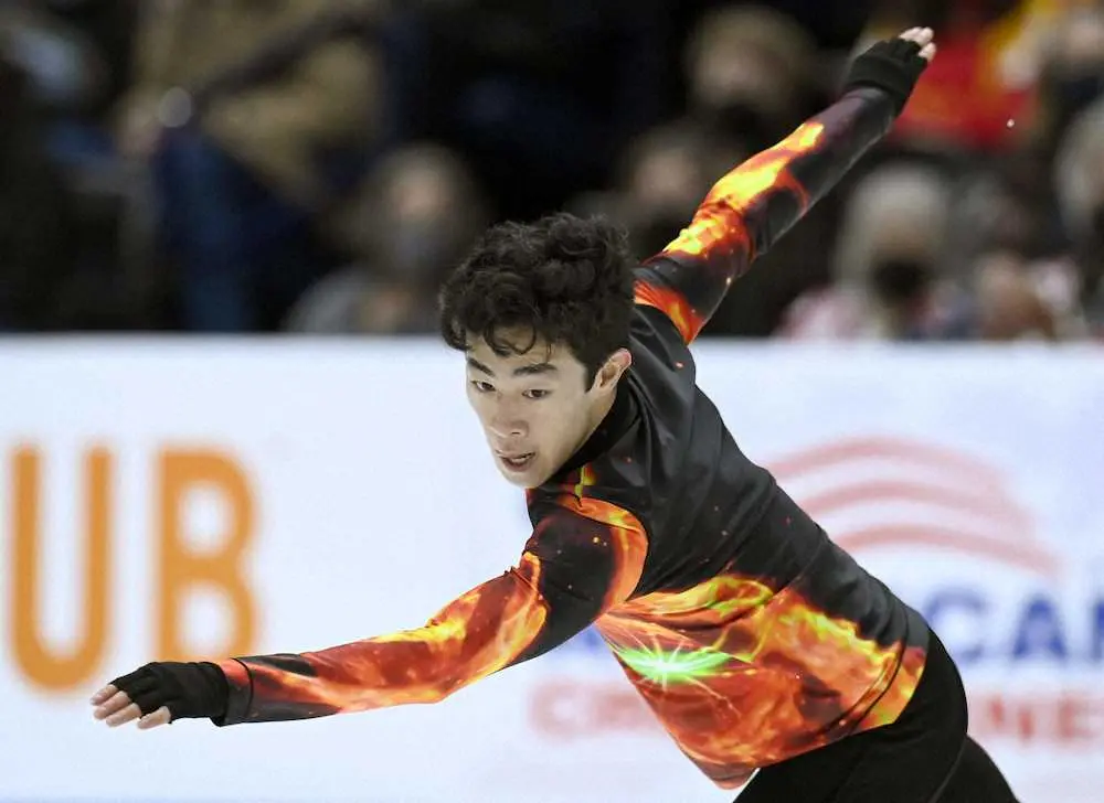 【画像・写真】チェン　全米フィギュア6連覇、五輪代表決定　2度転倒も4種類5度の4回転挑戦