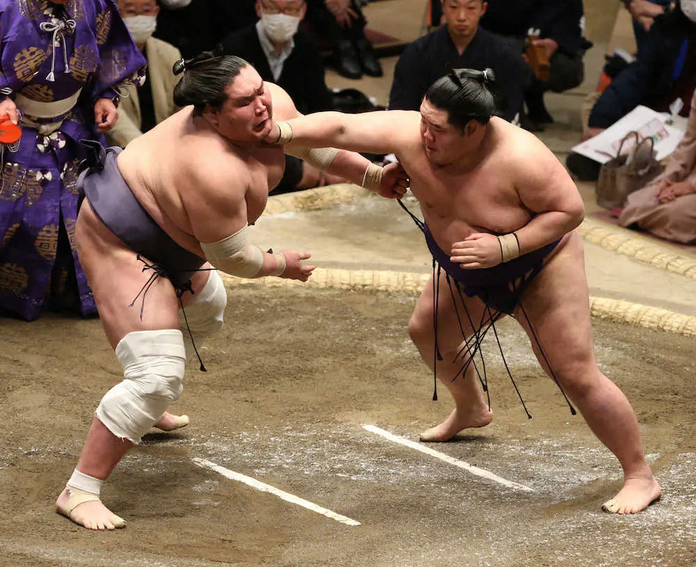 【画像・写真】明生　気合の照ノ富士撃破！「強い気持ちで挑みたい」腰のテーピング外して臨んだ