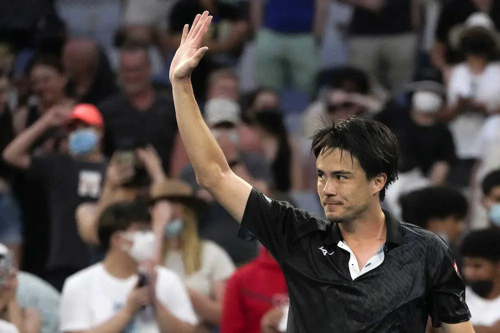 【画像・写真】ダニエル　元世界1位マリー撃破、4大大会初の2回戦突破「試合中は何回か鳥肌立った」