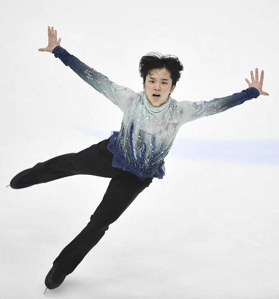 【画像・写真】男子SP・友野一希が2位発進　「合格点の演技ができた」　フィギュア四大陸選手権