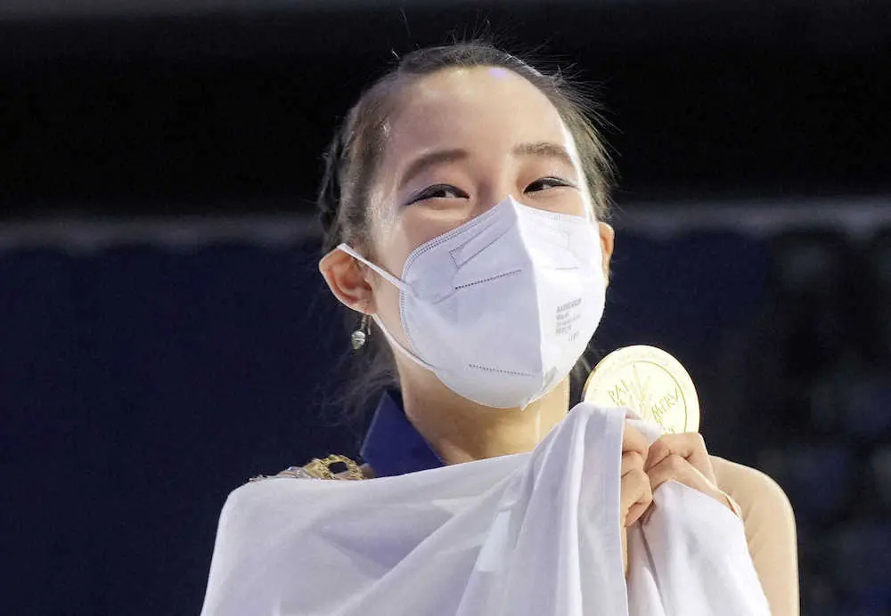 【画像・写真】三原舞依「全日本での悔しさを晴らせた」自己ベスト連発で女王返り咲き　四大陸選手権