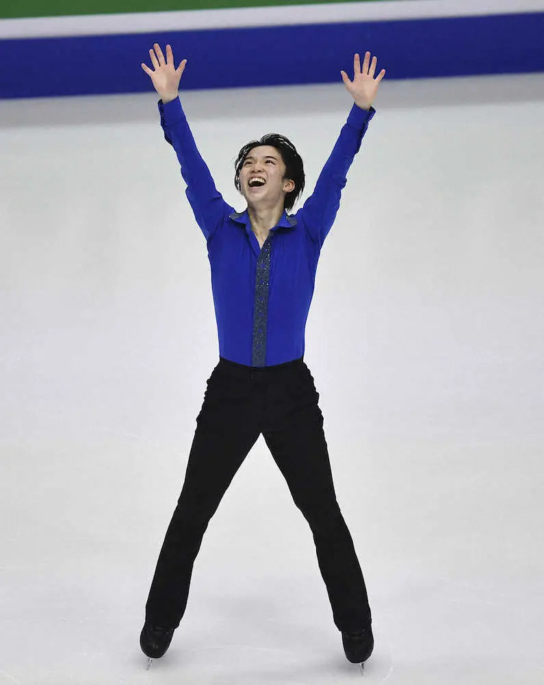 【画像・写真】友野一希が準優勝、三浦佳生3位、三宅星南4位　四大陸選手権で全員自己ベスト更新