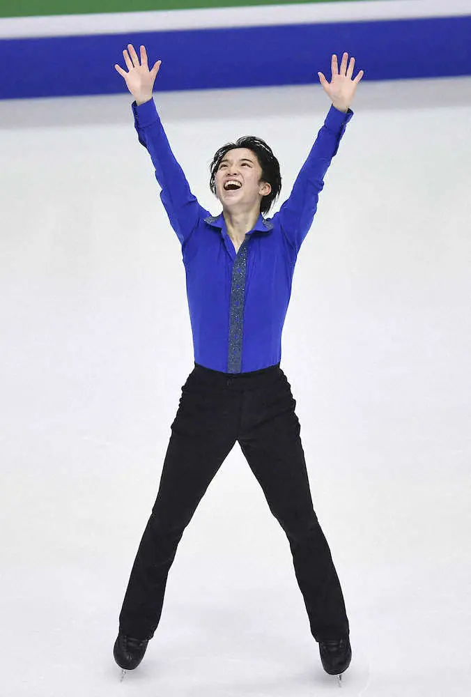 【画像・写真】友野一希、悔しい準優勝「もっともっと上に行きたい」四大陸選手権