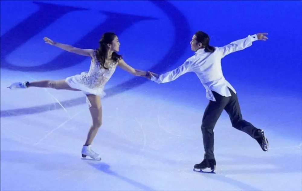 【画像・写真】アイスダンス銀“かなだい”しっとり舞い　四大陸選手権Ex