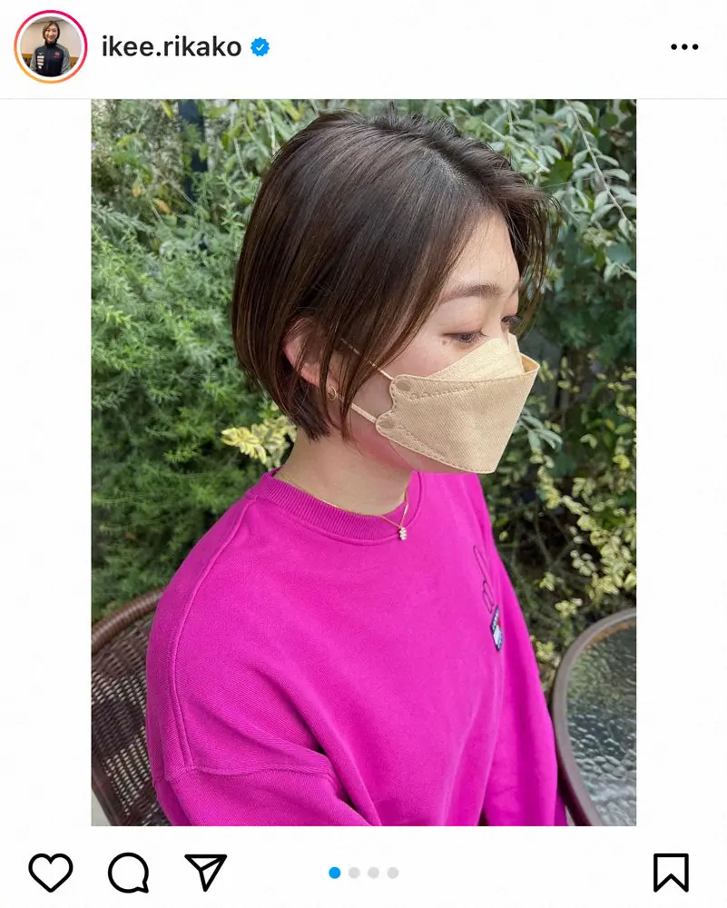 【画像・写真】池江璃花子「バッサリ」ショートヘア披露に「めちゃくちゃ似合ってます！！」「とっても素敵です」