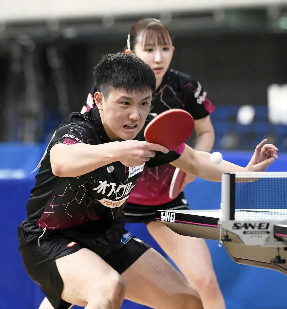 【画像・写真】混合ダブルス“はりひな”初V、張本は決勝で妹の無念晴らす