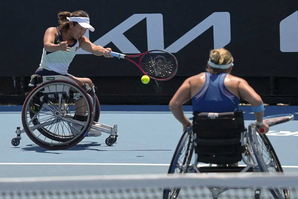 【画像・写真】国枝組、惜しくも準優勝　雨天中断で流れ失いまた英国ペアに敗戦