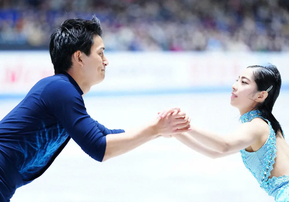 【画像・写真】フィギュア団体戦、日本は4位発進　“りくりゅう”自己新74・45点！ペアSPで4位