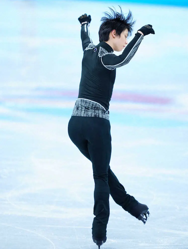 【画像・写真】羽生結弦、北京でもSP好スタートを　過去2度の五輪はともに首位発進