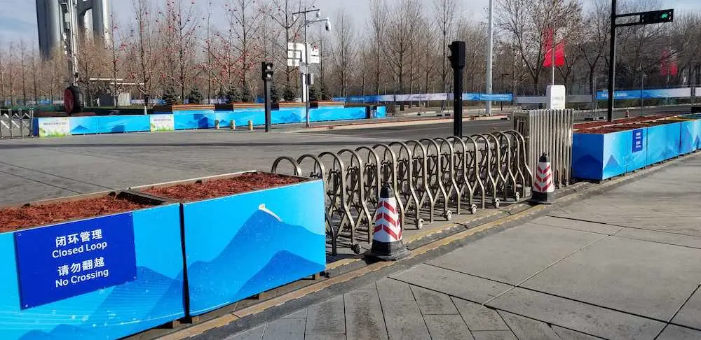 【画像・写真】北京五輪　監視緩むクローズドループの境界線