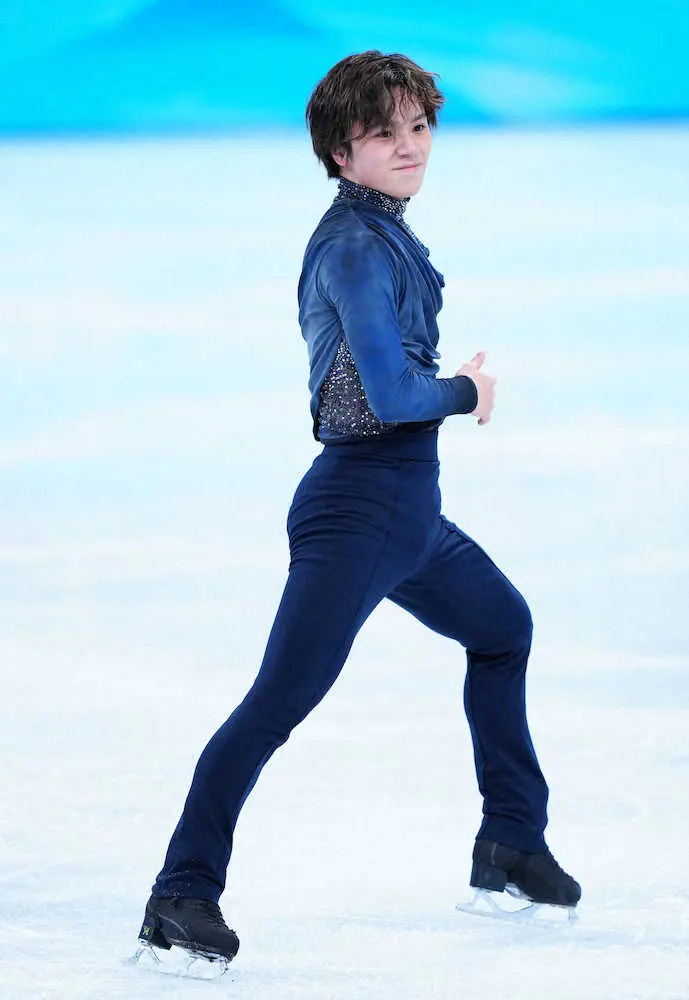 【画像・写真】宇野「驚き」自己ベストでSP3位　4回転―3回転で手をついたけど「価値あるジャンプ」コーチ称賛