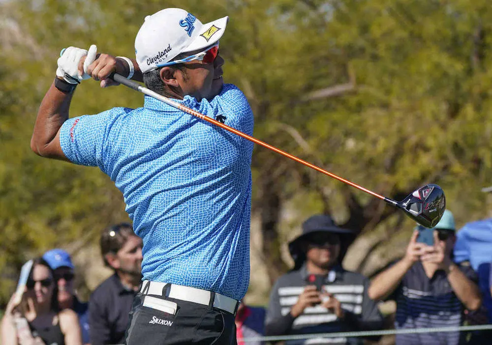 【画像・写真】松山英樹は68で暫定18位発進、大会は日没順延　フェニックスOP