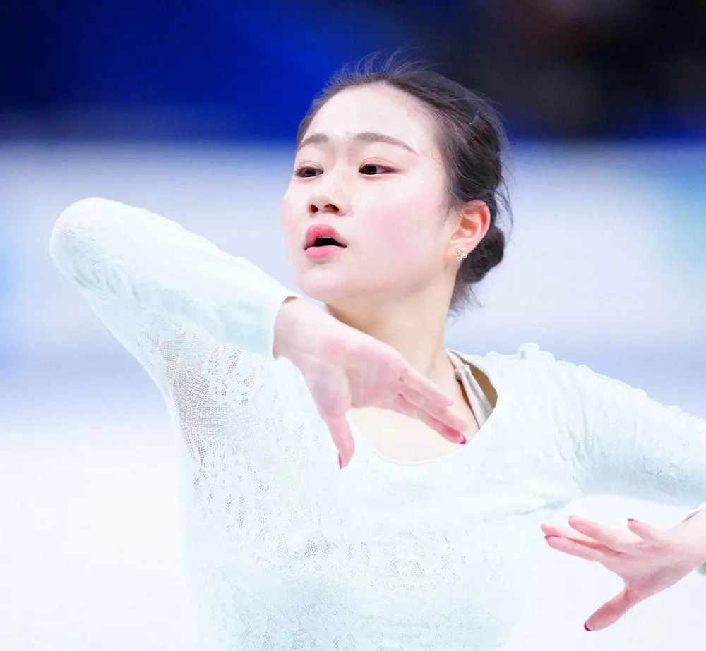 【画像・写真】初出場の河辺が北京入り　初練習でトリプルアクセル着氷