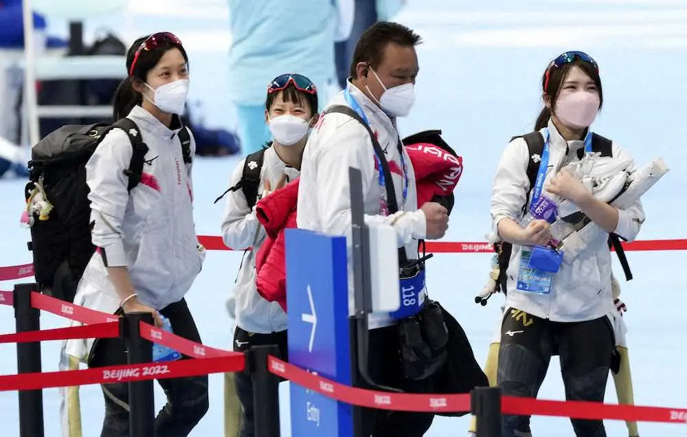 【画像・写真】女子団体追い抜きで連覇狙う日本　いきなり五輪新記録！世界一美しい隊列の“新戦術”ベール脱いだ!?