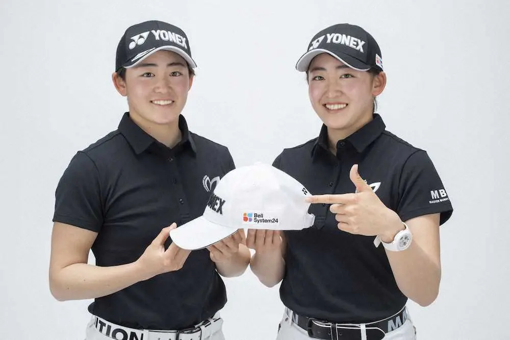 【画像・写真】女子ゴルフ岩井姉妹がベルシステム24ホールディングスとスポンサー契約