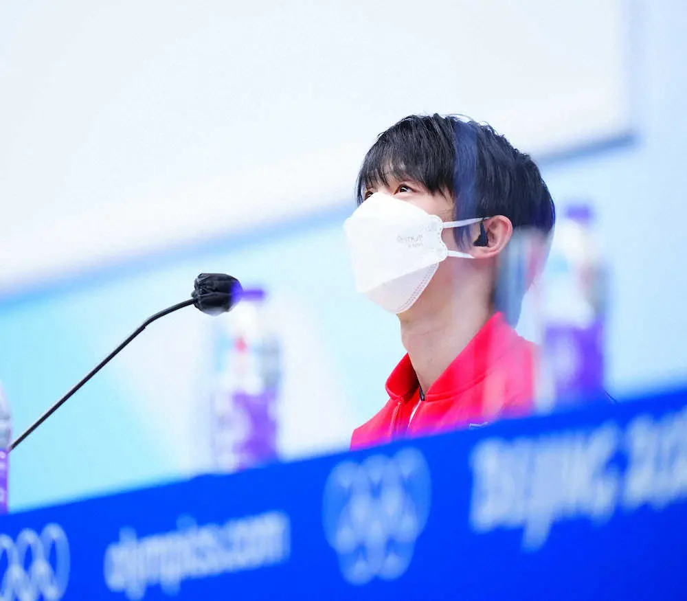 羽生 自ら挙手して会見スタート 金メダルのチェン 素晴らしいこと と称賛 スポニチ Sponichi Annex スポーツ