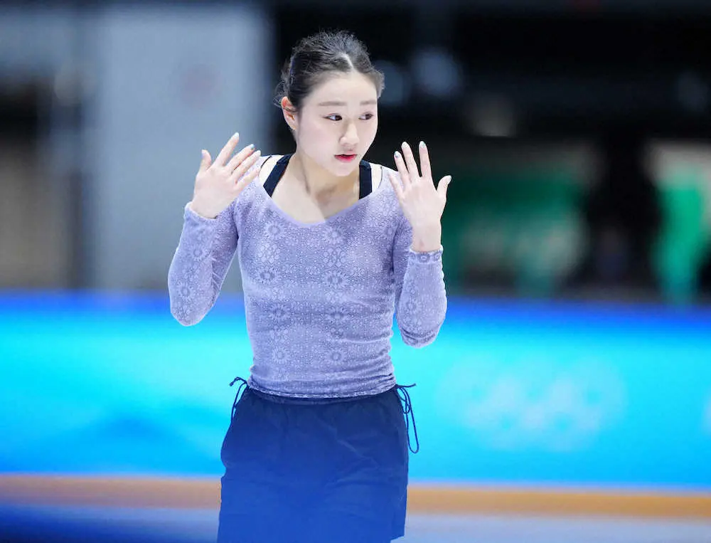 【画像・写真】河辺＆樋口　史上5人目五輪でトリプルアクセル成功へ着氷に手応え