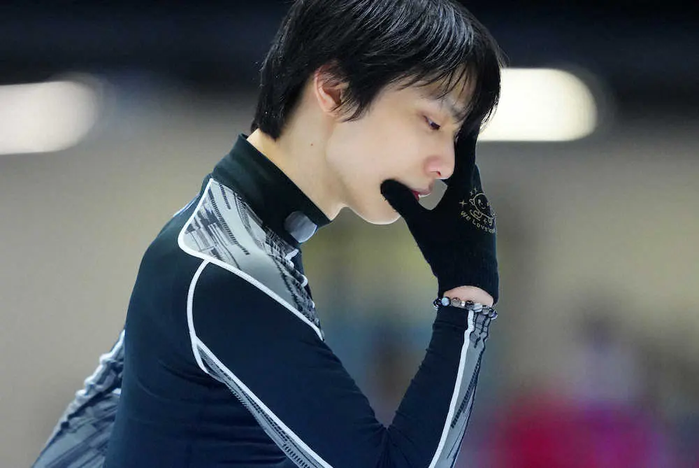 【画像・写真】羽生結弦「楽しくやらせてください！」2日連続サブリンクで練習