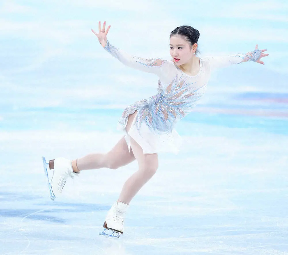 【画像・写真】初出場の河辺はトリプルアクセル転倒で15位発進「心の弱さが出てしまった」