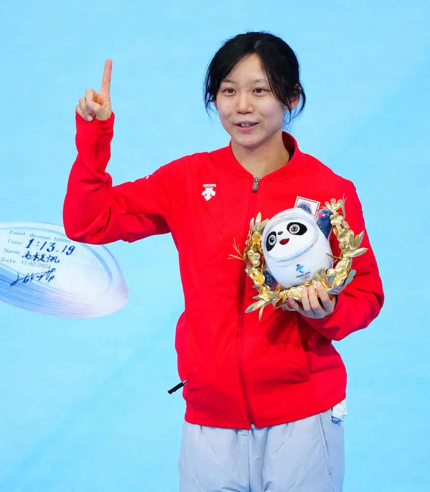 【画像・写真】高木美帆　「銀4でも快挙らしいよ」姉・菜那の発言でリラックス　スピードスケート女子1000メートル