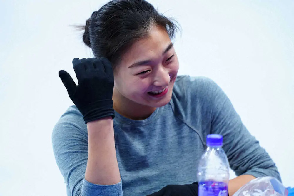 【画像・写真】坂本花織　メダル必ず、公式練習でミス連発「アドレナリン出過ぎて寝られなかった」も技の質、安定感に自信