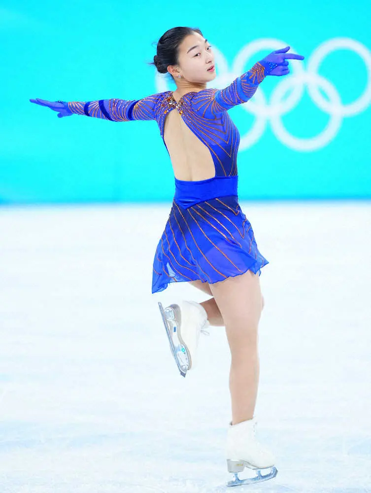 【画像・写真】SP3位の坂本花織　フリーに向けて最終調整　午後10時33分から演技