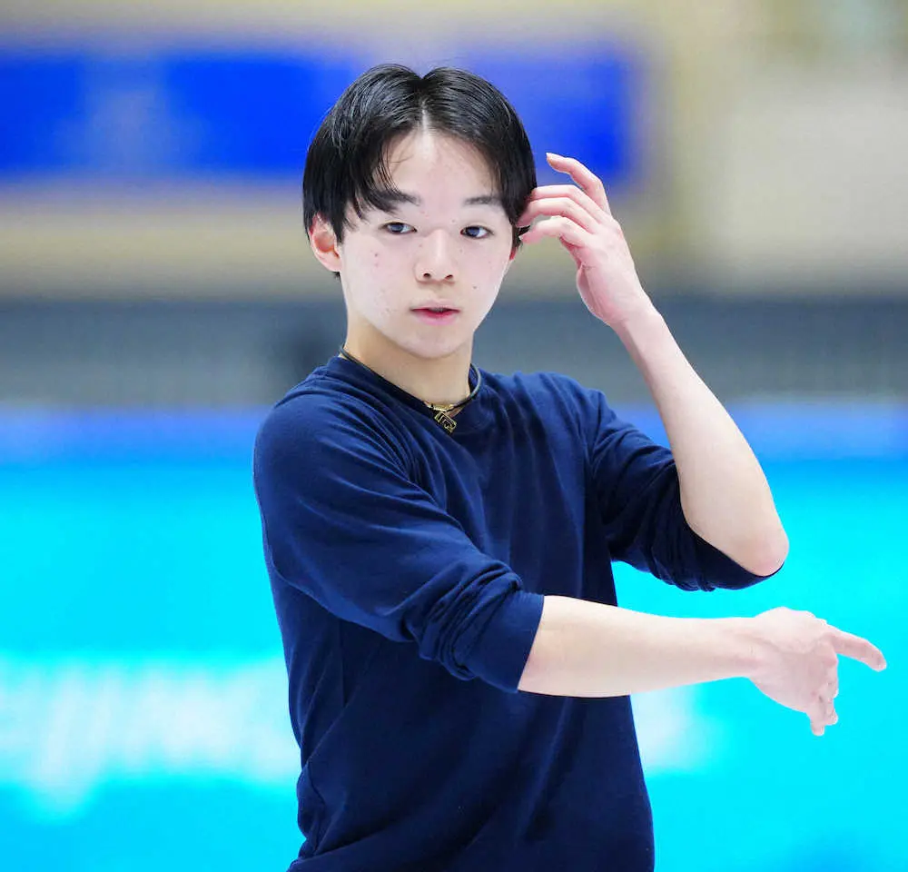 【画像・写真】鍵山優真「目で盗みながら」宇野の4回転ループ観察